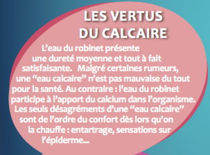 La Société des Eaux de Marseille prône les vertus du Calcaire